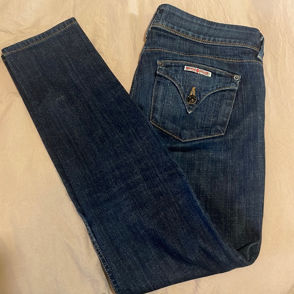 Hudson Flap pocket skinny jeans